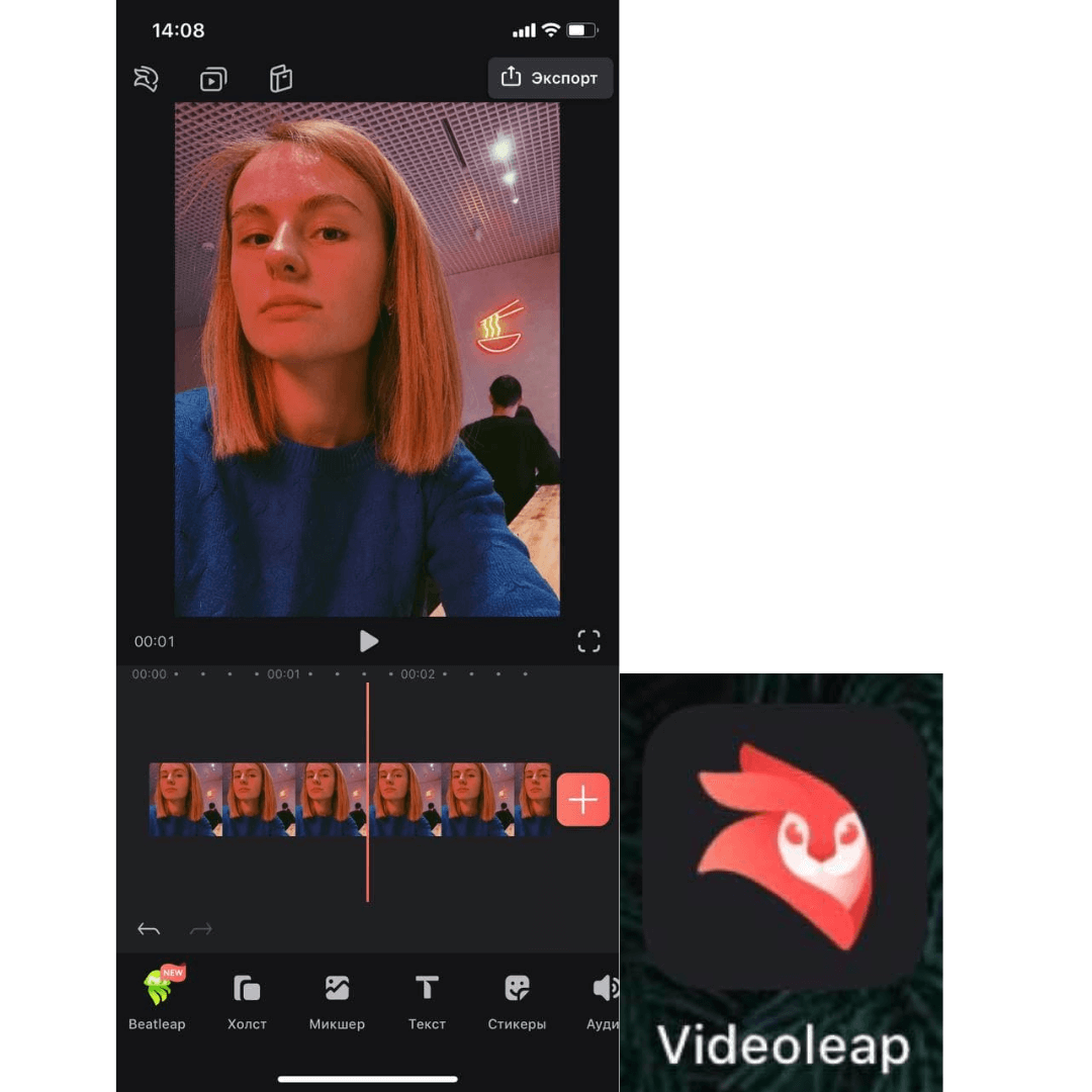 приложение Videoleap